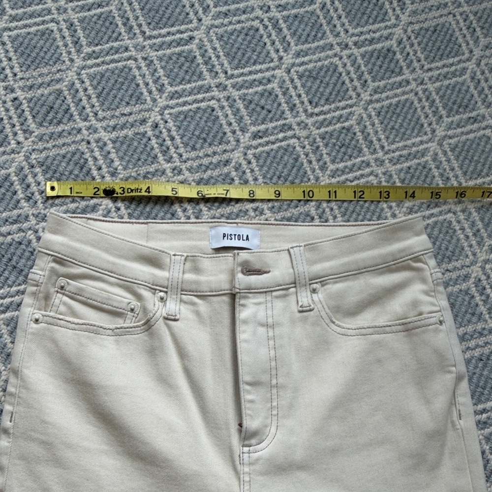 Pistola NWOT Lennon High Rise Crop Boot Jeans in Sandstone - Picture 8 of 9